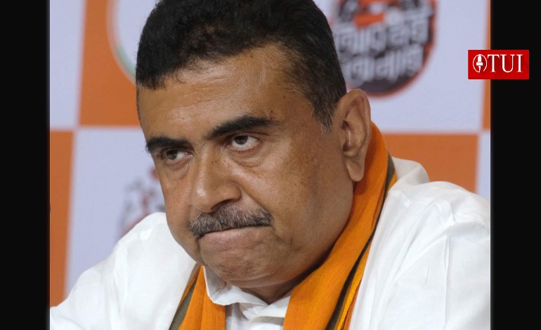 শুভেন্দুর মিছিলে পাথর ছোড়ার অভিযোগ, কালো পতাকা, বিক্ষোভ, ধুন্ধুমার তারকেশ্বরে